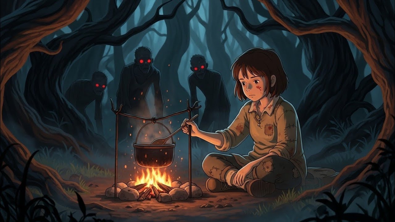 Peaceful Floating Hut Survival in a Zombie World | Relaxing Ghibli Inspired Life