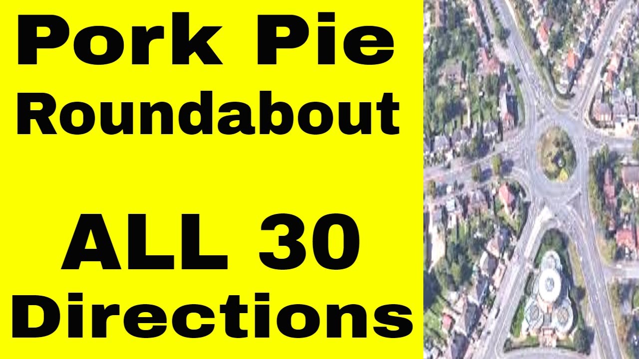 PORK PIE ROUNDABOUT Leicester - ALL 30 DIRECTIONS - Pork Pie Island @drivingtestwizard2569