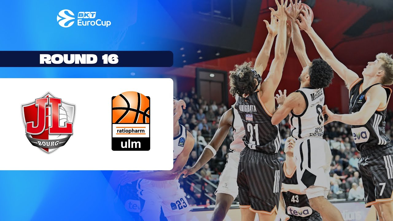 Cosea JL Bourg-en-Bresse vs. ratiopharm ulm | Round 16 | EuroCup Basketball 2025-26