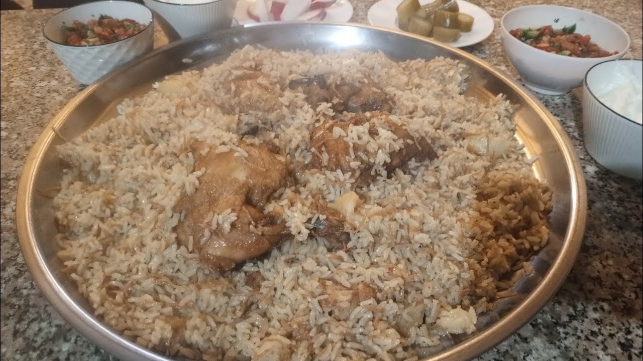 عمل المقلوبه الفلسطينيه على اصولها بتمنى جربوها من مطبخ بسبس طعم ريحتها بجنن بحبكم