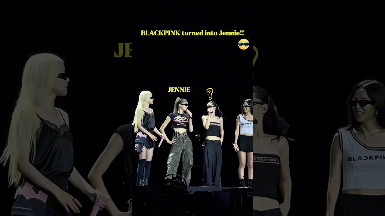 When even Jennie forgot who Jennie is #blackpinkedit #jennie #ros&eacute; #lalisa #jisoo