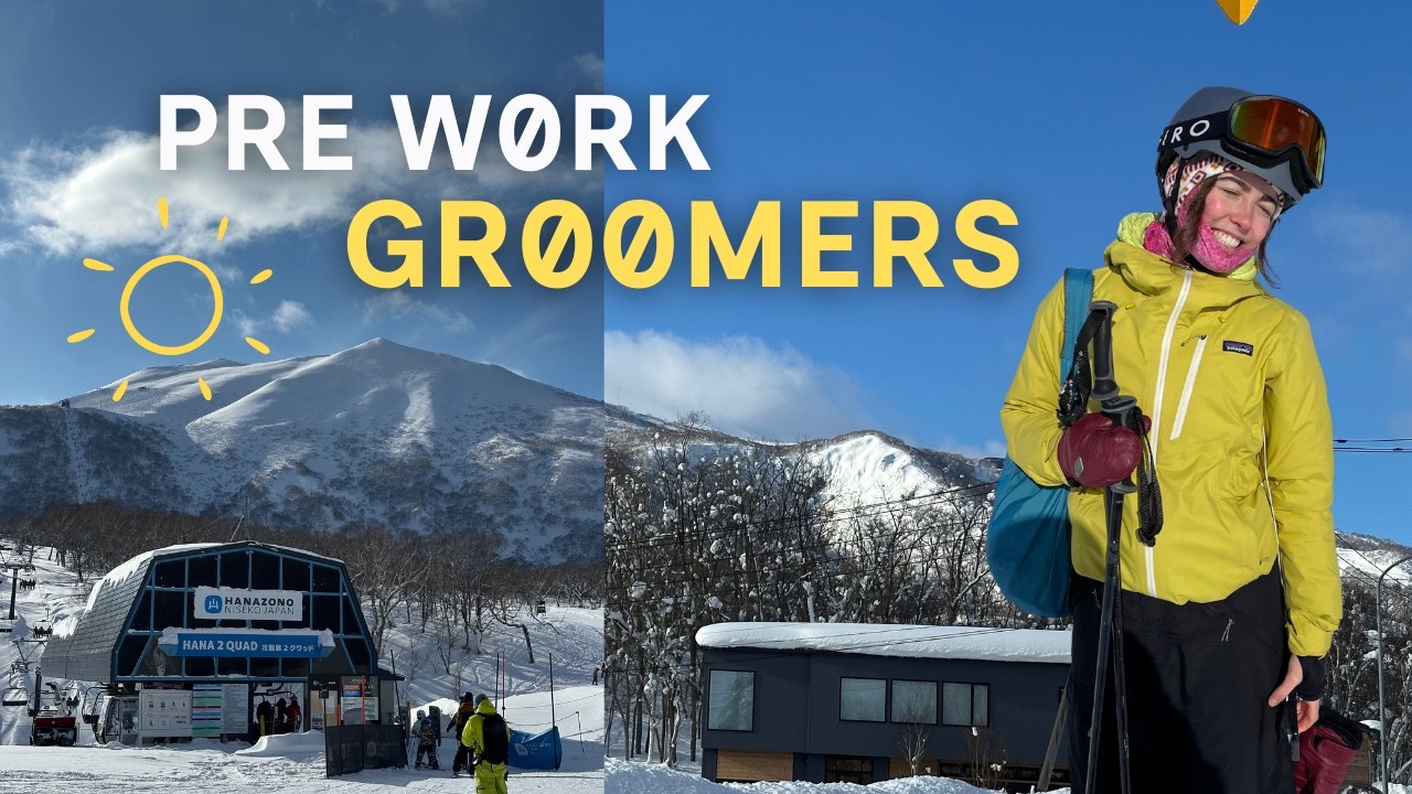 first lift bluebird groomer morning, niseko☀️☀️