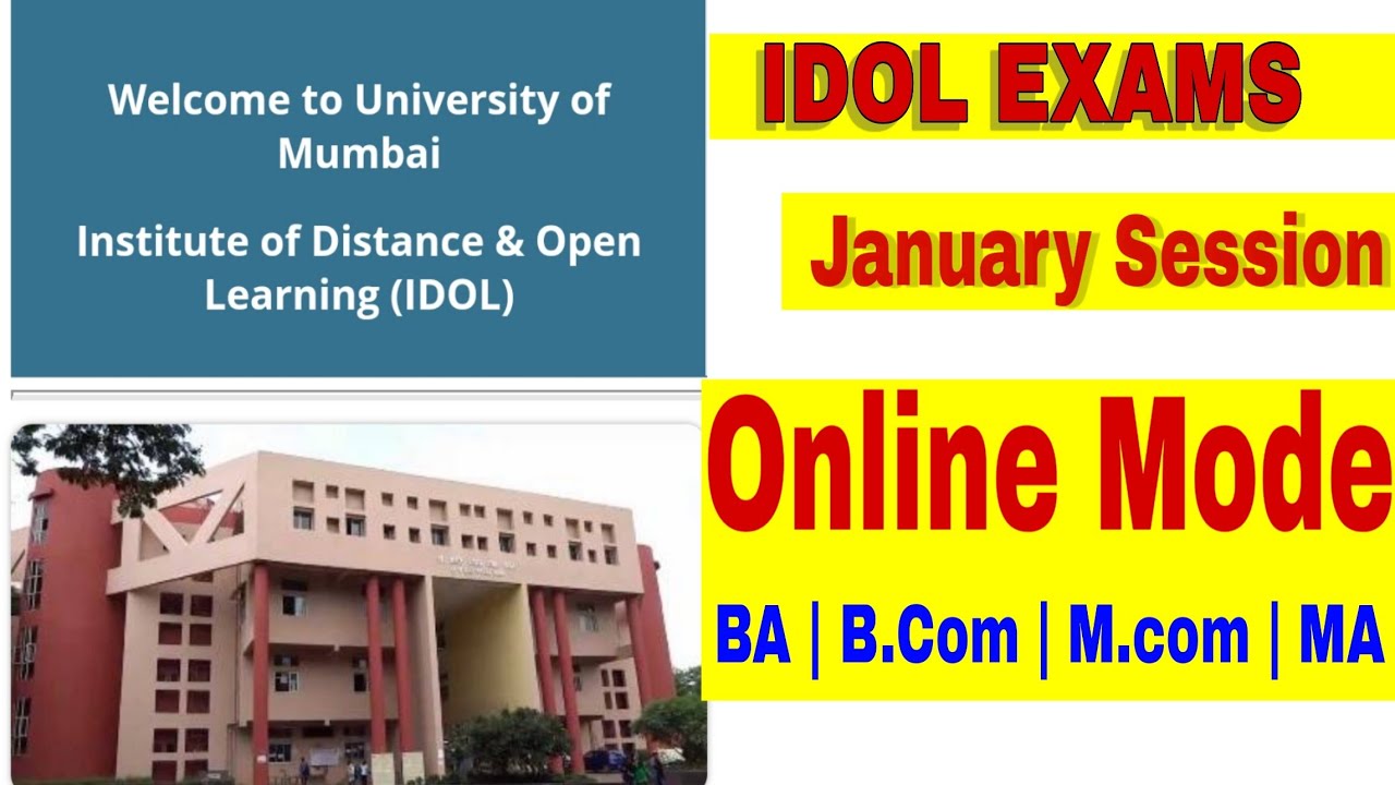 IDOL January Session Exam 2020 | IDOL exam | Mumbai University