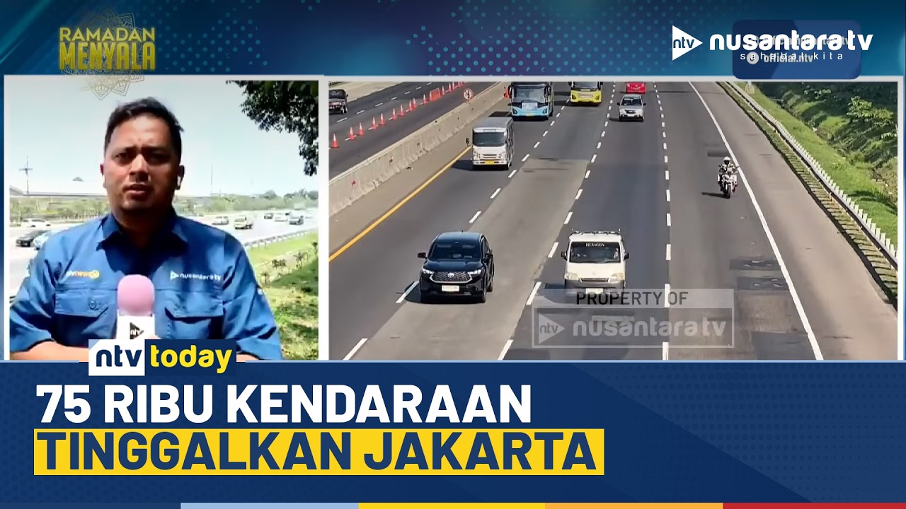 Jasa Marga Mencatat Kenaikan 14 Persen Kendaraan Menuju Trans Jawa | NTV TODAY