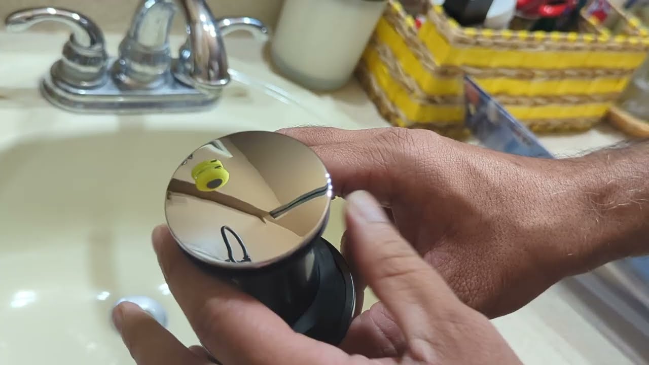 Bathroom sink drain replacement. Stylewise by Keeney Push button bathroom sink drain.