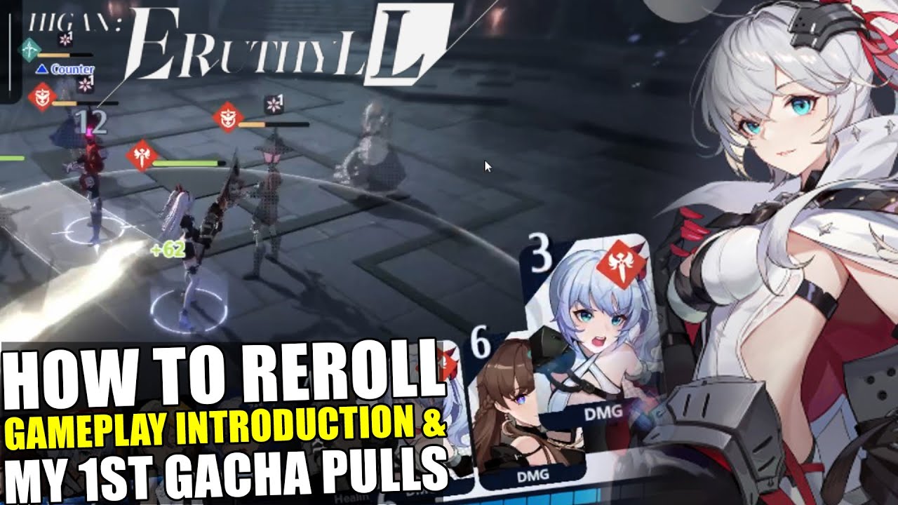 Finally Launched! Higan Eruthyll - How To Reroll - Gameplay Introduction & My 1st Gacha Pulls