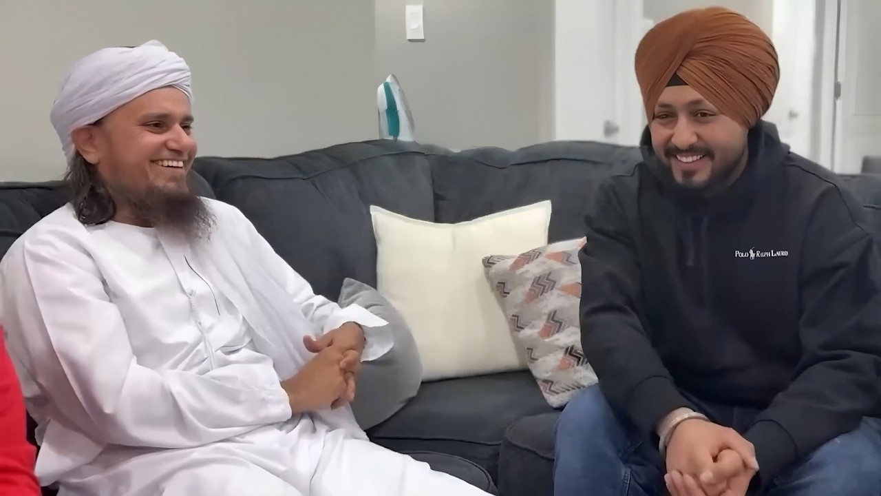 Mufti Tariq Masood Sahab Meets Sikh in Canada | Full Video | Islamic Group