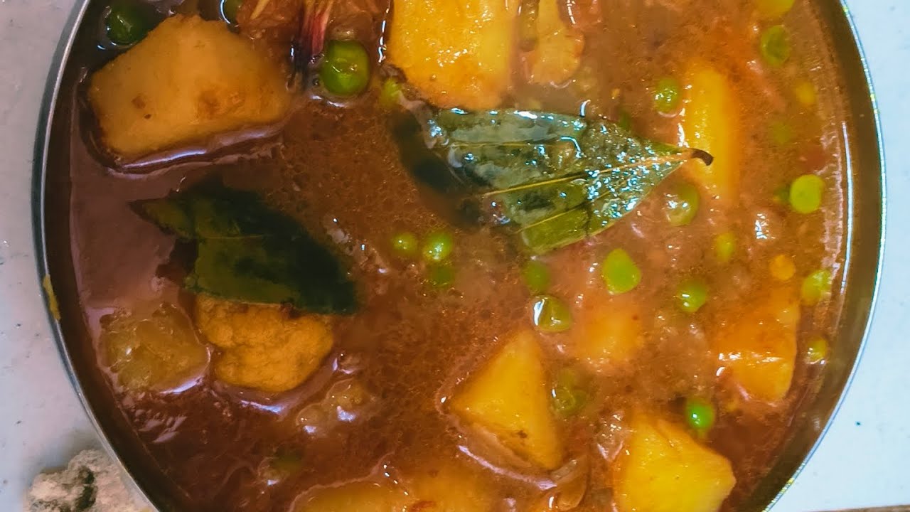 Aalu matar ka sabji #vlog