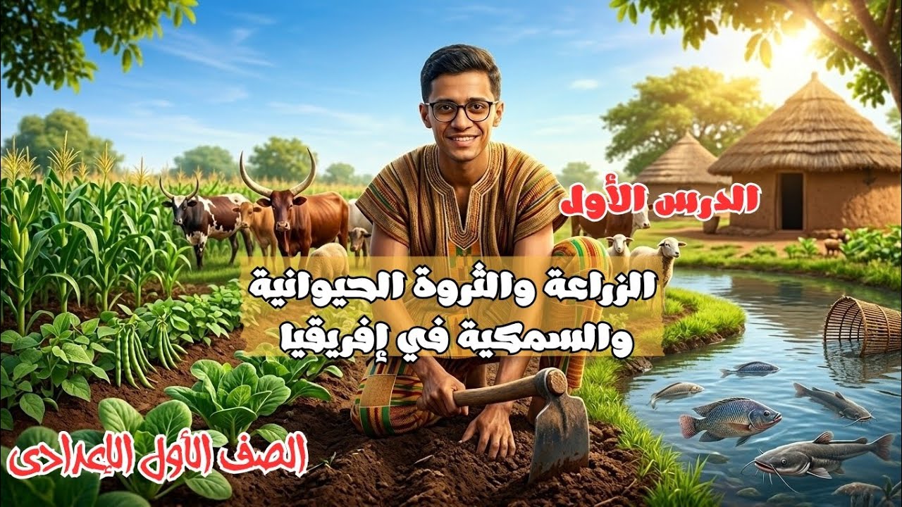 الزراعة والثروة الحيوانية والسمكية في إفريقيا 