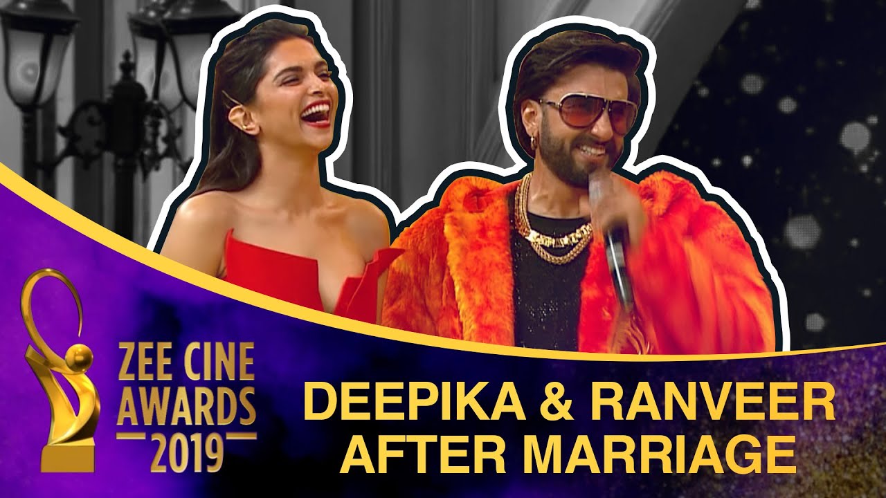 Deepika & Ranveer after marriage | Fun with Vicky and Kartik | Zee Cine Awards 2019