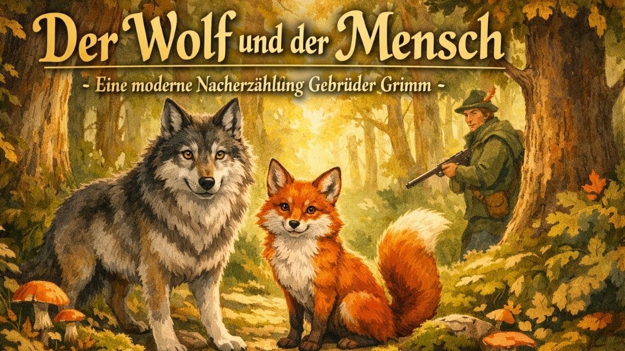 Der Wolf und der Mensch    Eine moderne Nacherzählung Gebrüder Grimm (Hörbuch)