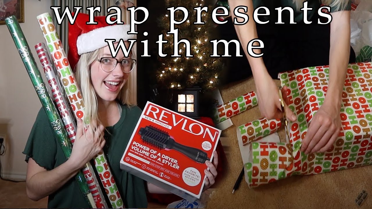 wrap presents with me + what I'm GIVING for Christmas