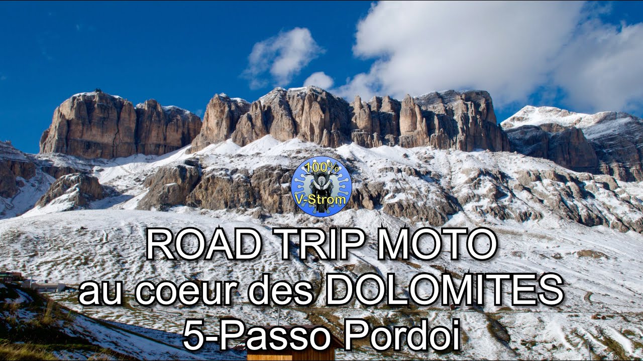 ROAD TRIP MOTO au coeur des DOLOMITES 5-PASSO PORDOI  🇮🇹