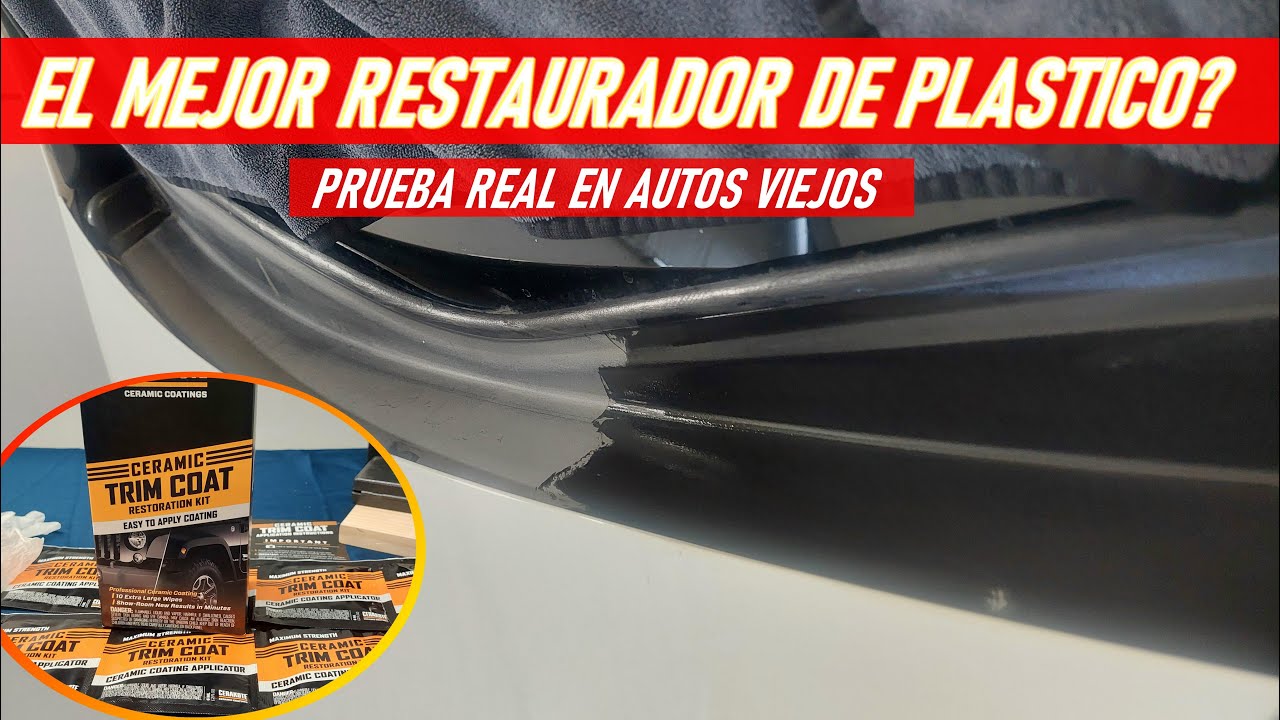 Poniendo a prueba el (supuestamente) mejor restaurador de plasticos en el auto