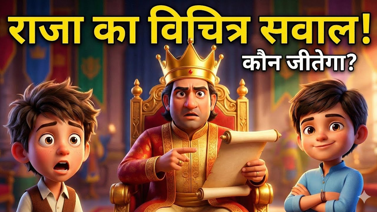 राजा का विचित्र सवाल 😱 | Raju vs Shyamu | Moral Story in Hindi | DreamToon