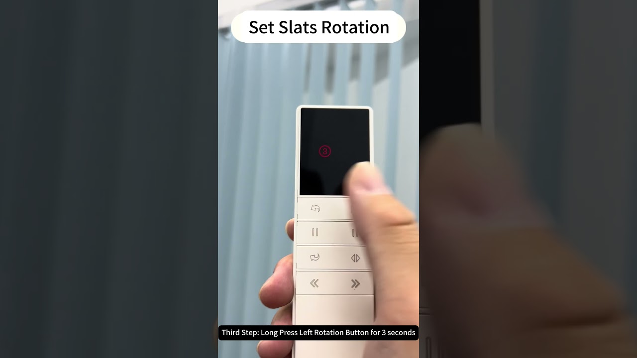 Vertical Blinds Rotation Problem Solving Setup