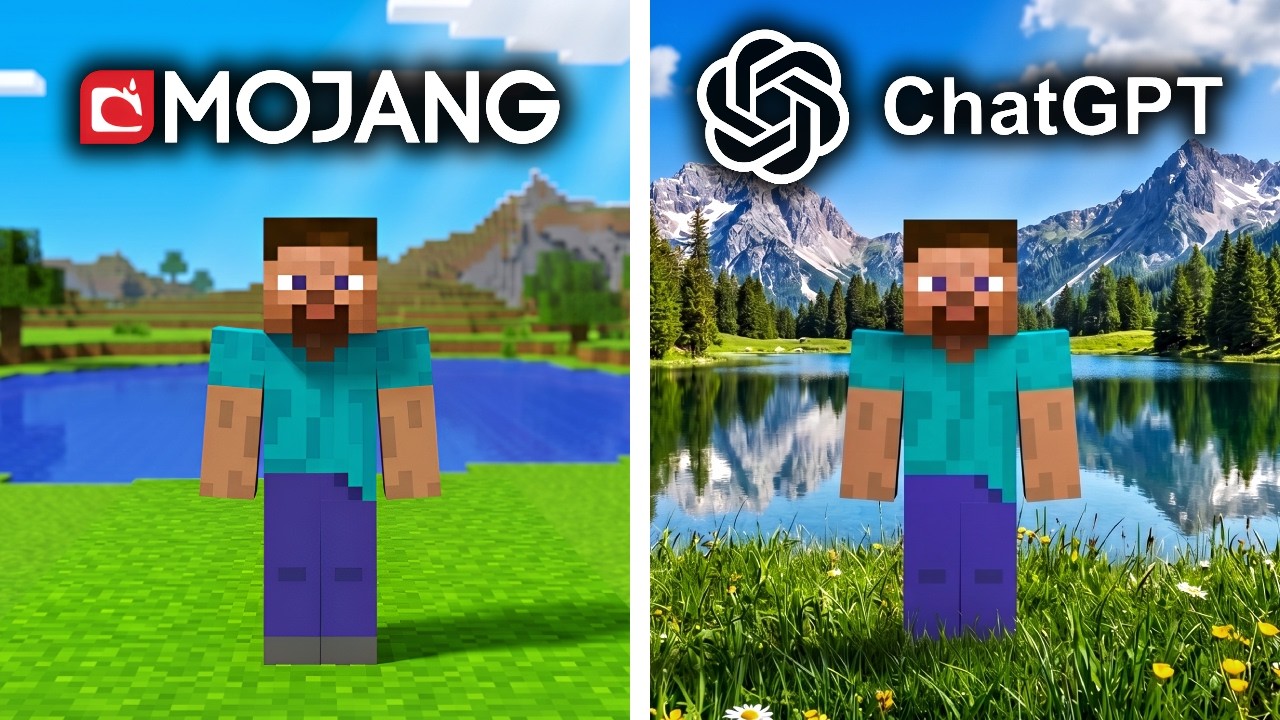 ChatGPT воссоздает Minecraft из 1D в 4D.