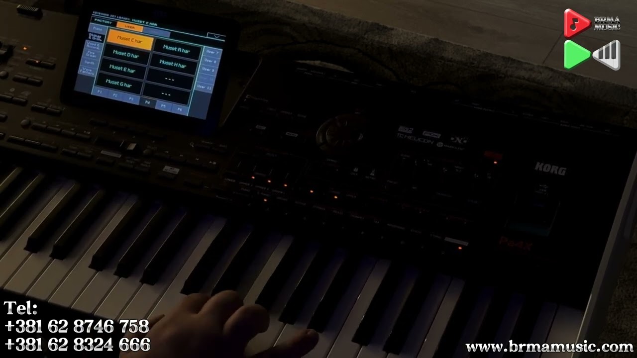 BRMA LIVE 1 TZ KORG PA4X Prezentacija Solo Boja (2025)