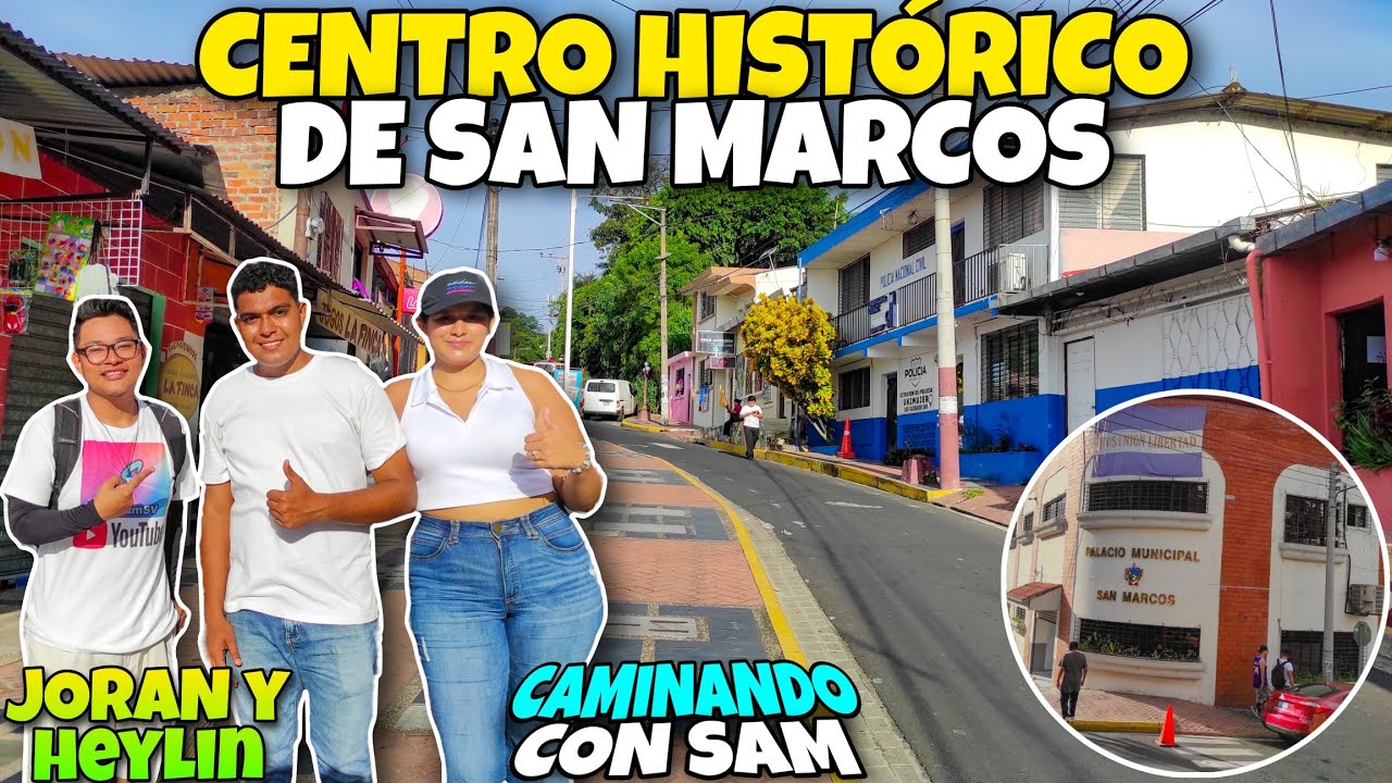 CAMINANDO en SAN MARCOS EL SALVADOR Centro Historico FT. @Joran Franco @HEYLIN   Capitulo 12