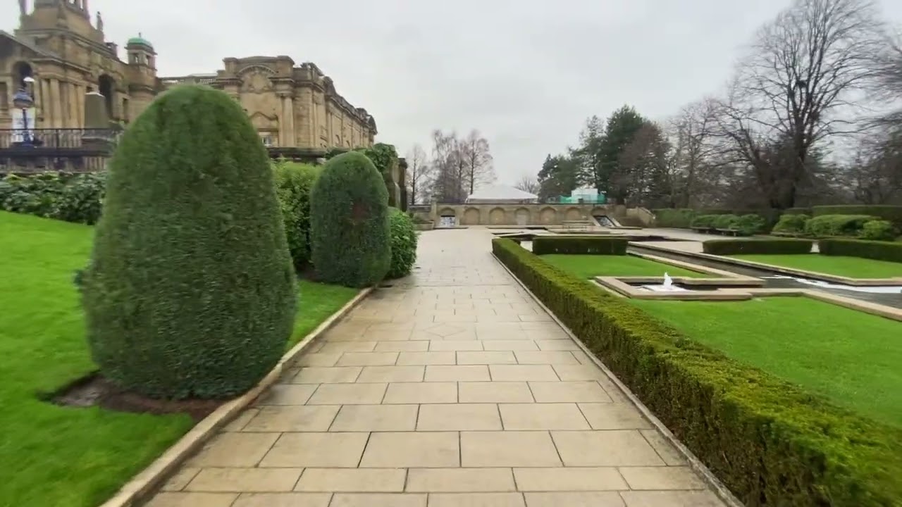 Did I fall Walking in the wet rain  Part 1 #walkthrough #walking #park #fyp #asmr 