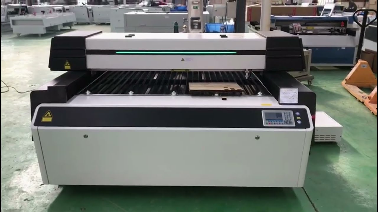 4x8 1325 co2 laser cutting machine 300w cutting 15mm plywood with 65% power and 12mm/s speed