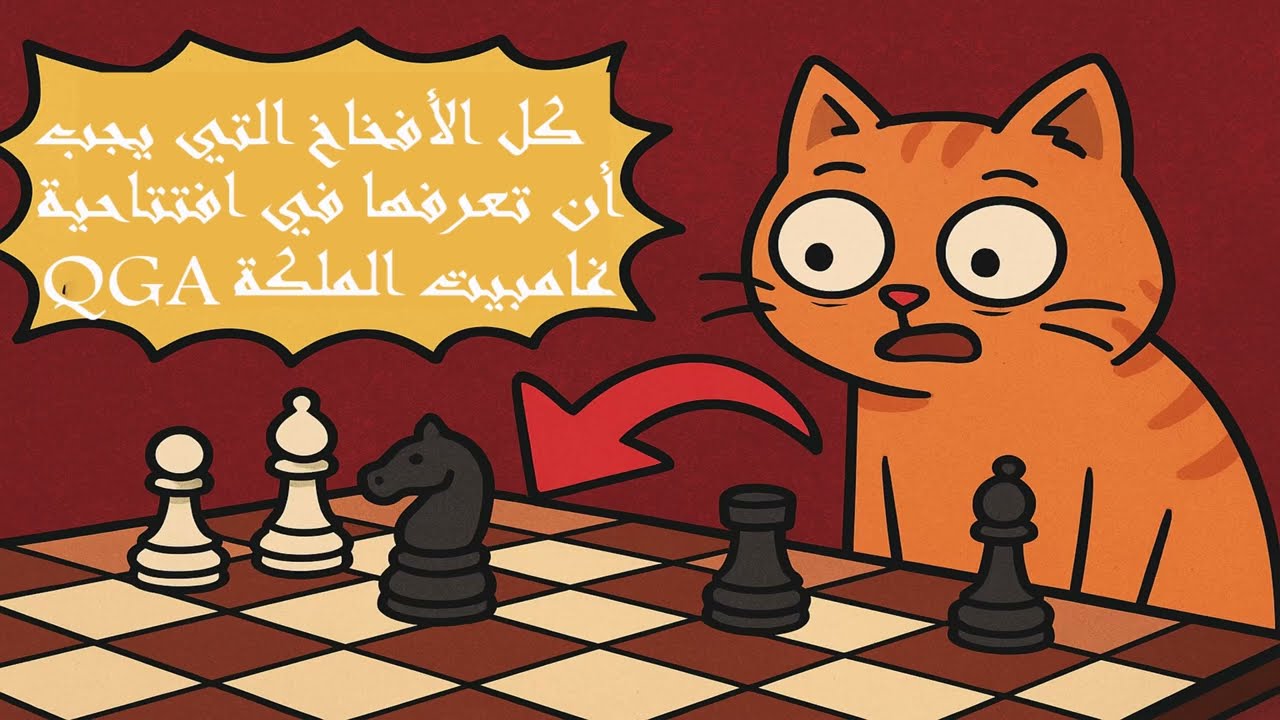 كل أفخاخ في افتتاحية غامبيت الملكة أخطر أفخاخ الشطرنج خدع وتكتيكات قاتلة تسقط حتى لمحترفين ِQGA& QGD