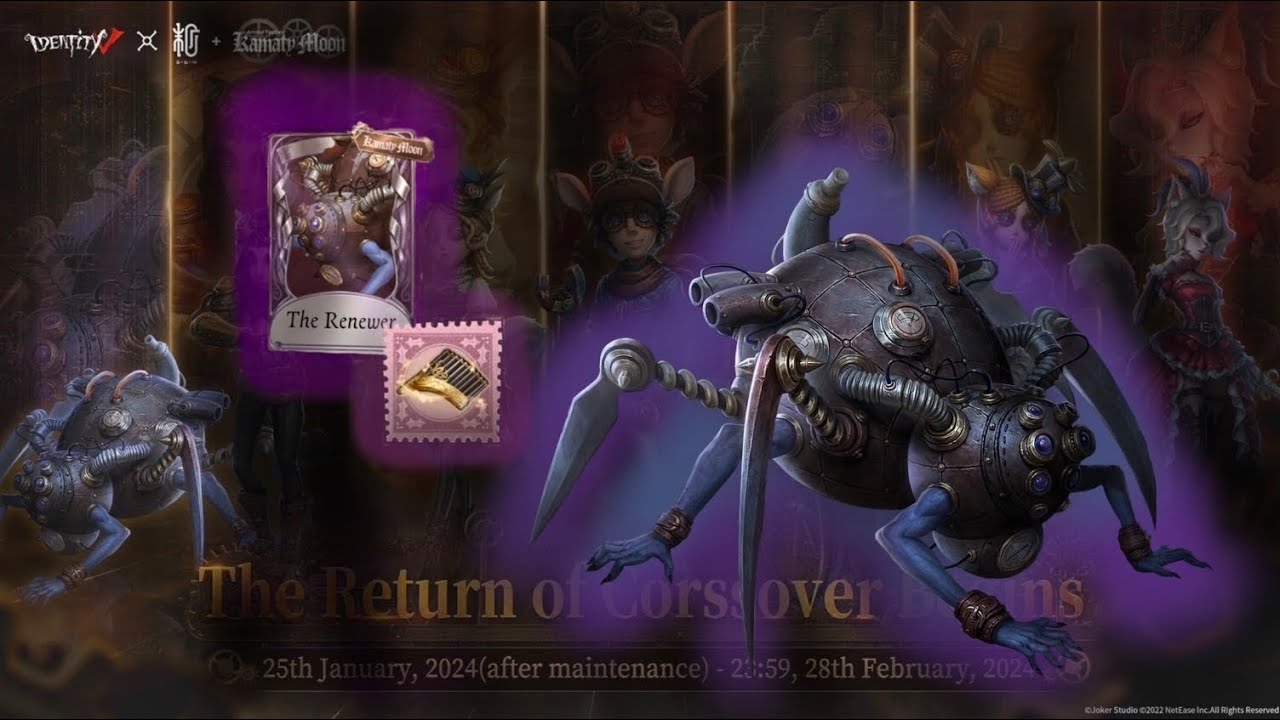 Identity V | Giant Spider Soul Weaver “The Renewer” Is Here! The Cool Design says everything!