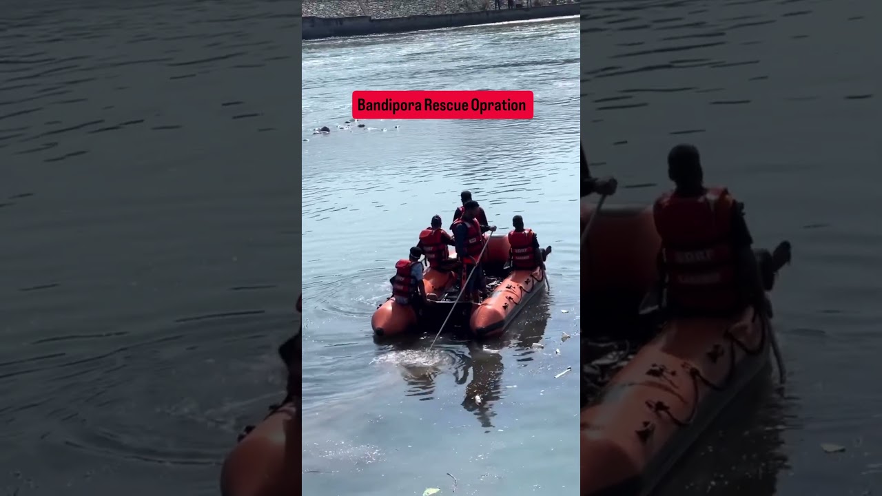 Bandipora Rescue Operation 🚨 | Brave Rescue Team in Action | Kashmir