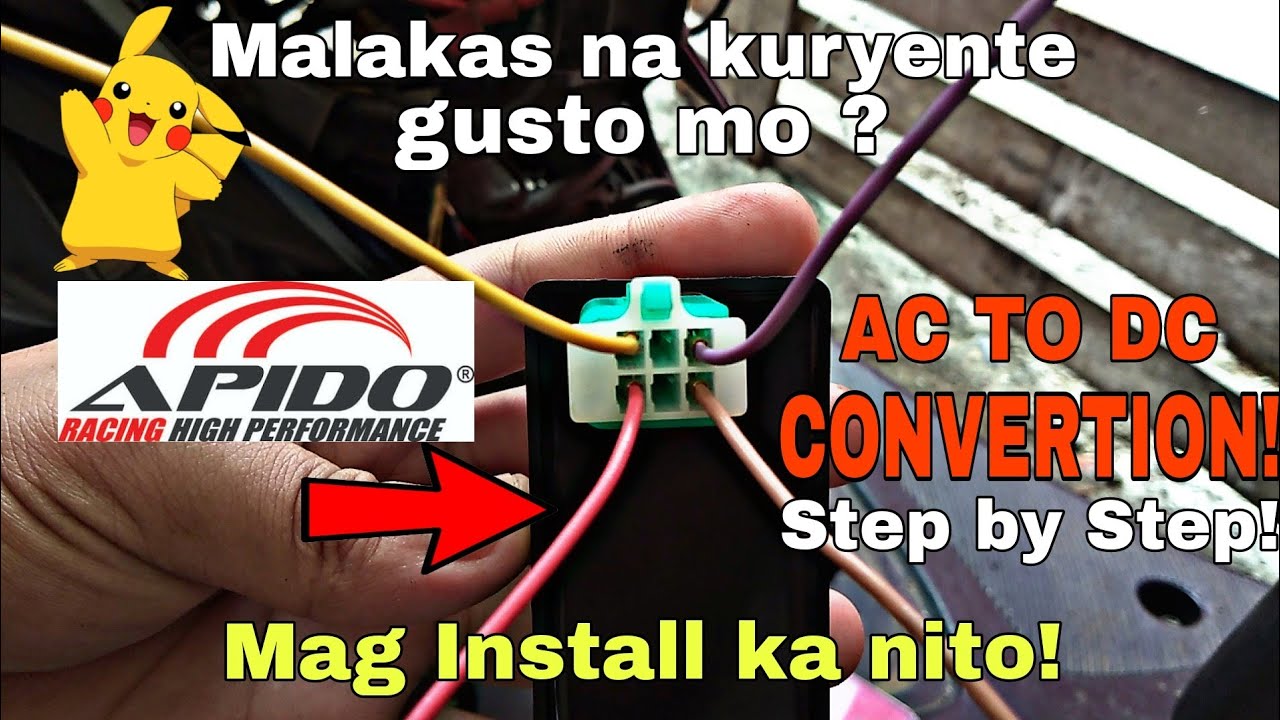 HOW TO INSTALL BATTERY OPERATED CDI? (DC) | 4 WIRES | APIDO