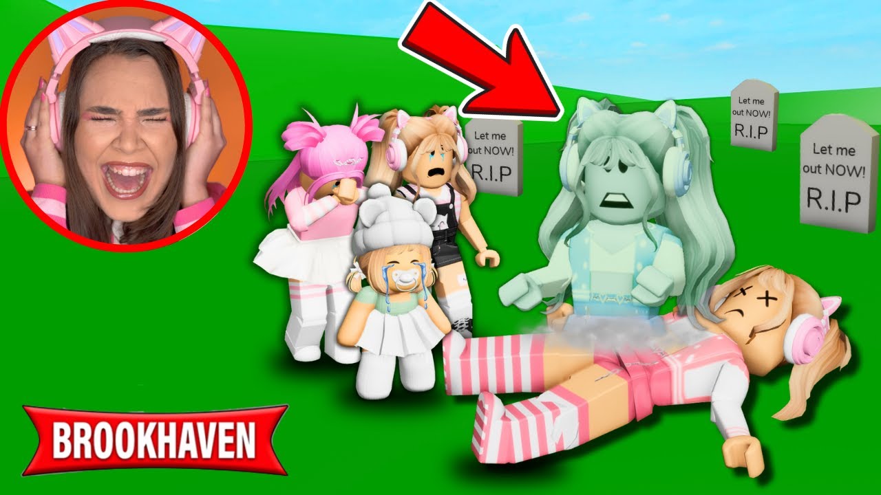 EU MORRI E VIREI UM FANTASMA em BROOKHAVEN
