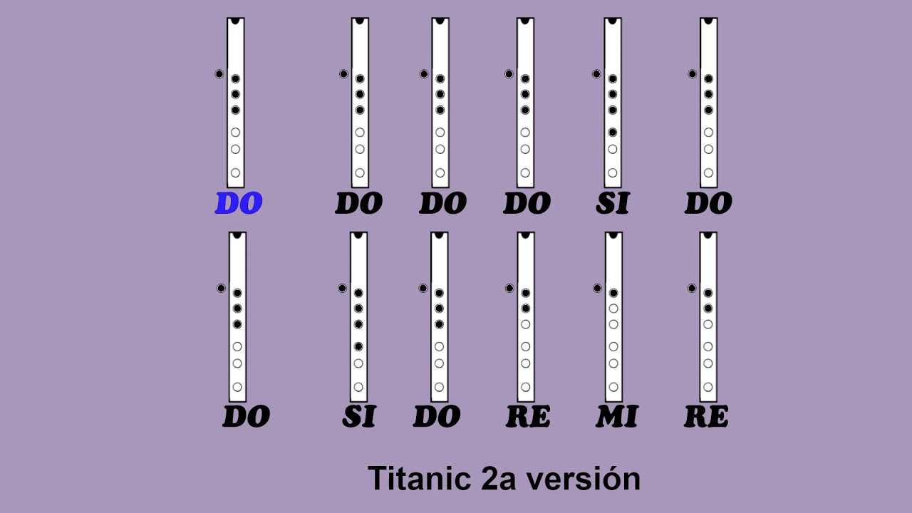 Tema Titanic version facil. Flauta quena.
