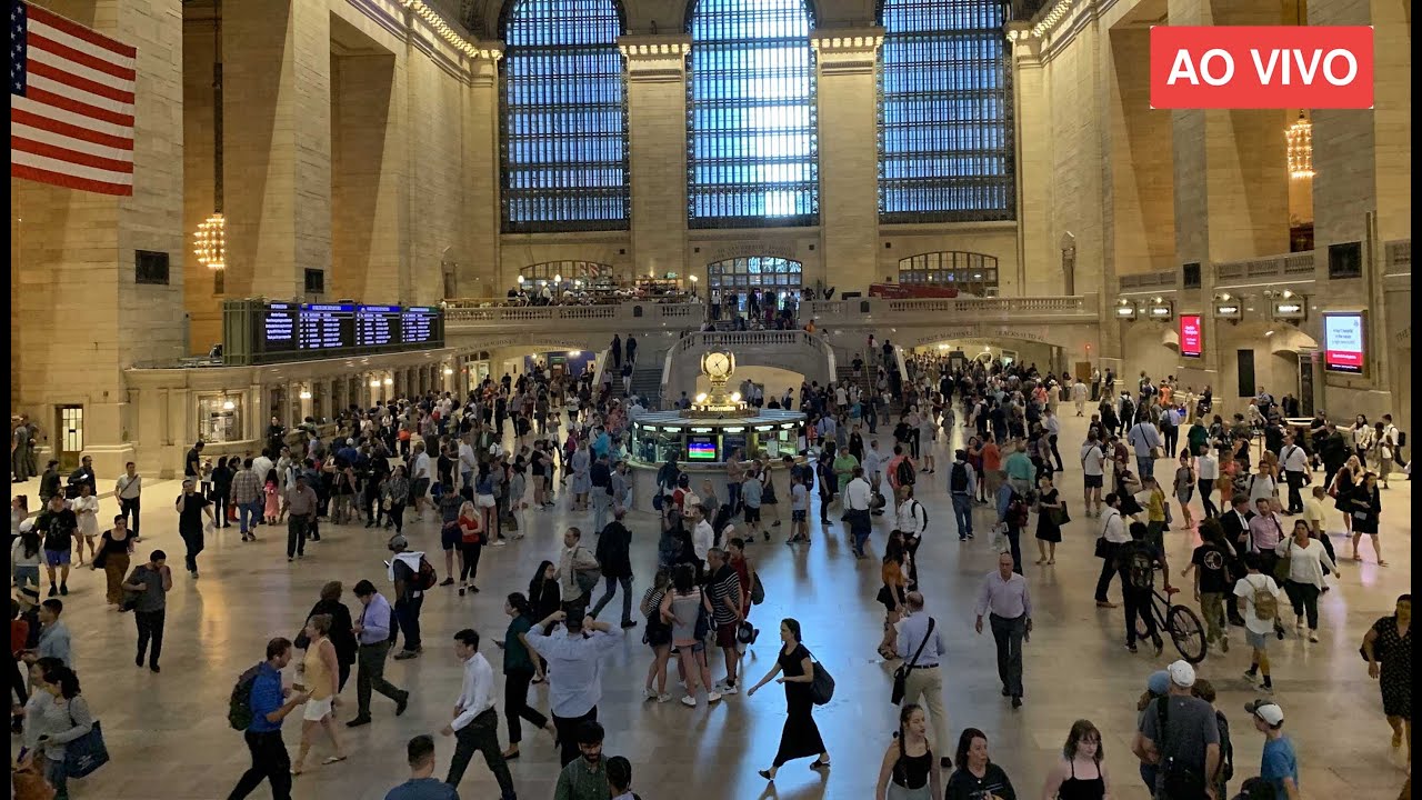 🔴 AO VIVO em NOVA YORK! Caminhada pelos pontos tur&iacute;sticos de NY 🚶🗽