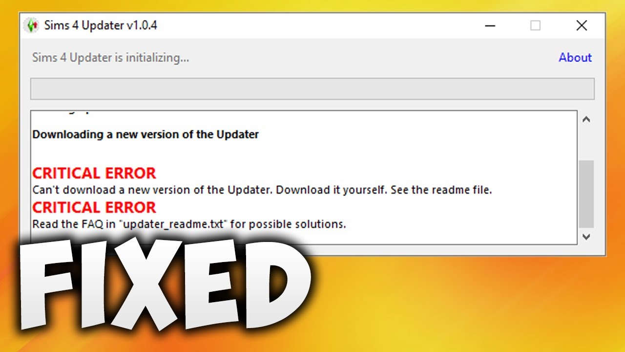 How to Fix Sims 4 Updater Critical Error - Updater Encountered a Critical Error and Cannot Continue