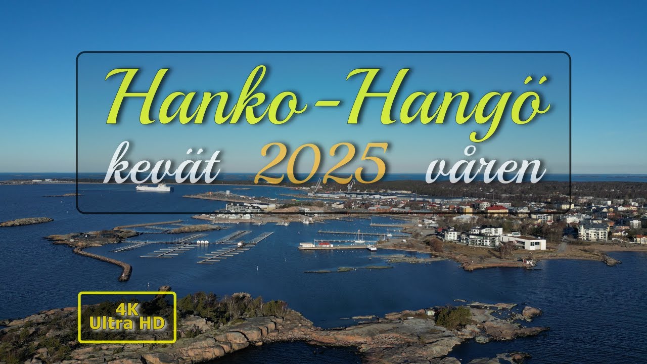 Hanko Kev&auml;&auml;ll&auml; 21-23.3 2025 4K Video.Hang&ouml; p&aring; v&aring;ren 21-23.3 2025 4K Video