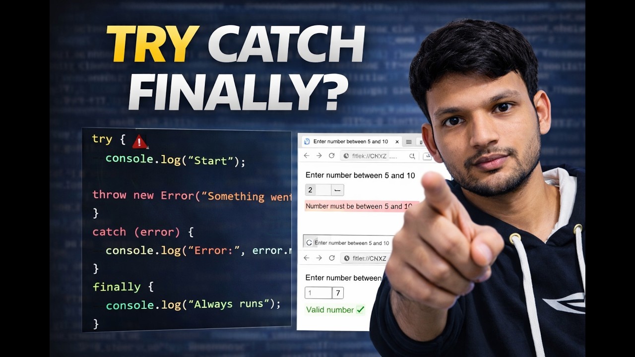 Try Catch Finally Samjha Nahi? Interview Me Fas Jaoge 😳 | JavaScript