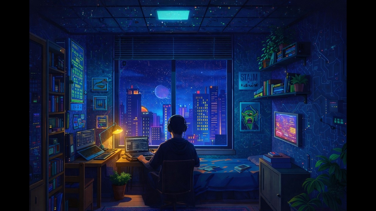 CHILL WAVE #002 – Cozy Rain Night Lo-Fi  Beats to Study, Work & Relax