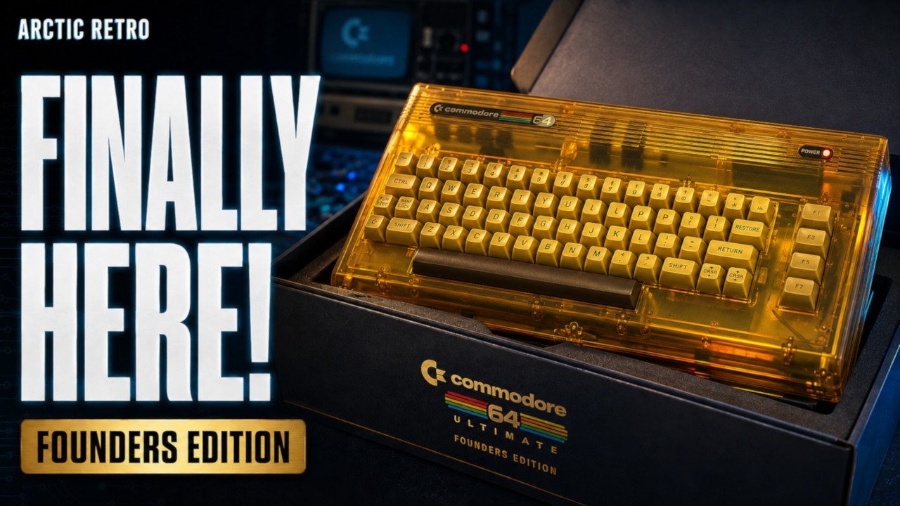 UNBOXING and testing the Commodore 64 Ultimate Founders Edition