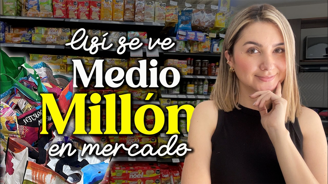 ¿QUÉ COMPRÉ con 500 MIL PESOS en el MERCADO? 🛒 Precios ACTUALES en Colombia 2025 | Día de SOL