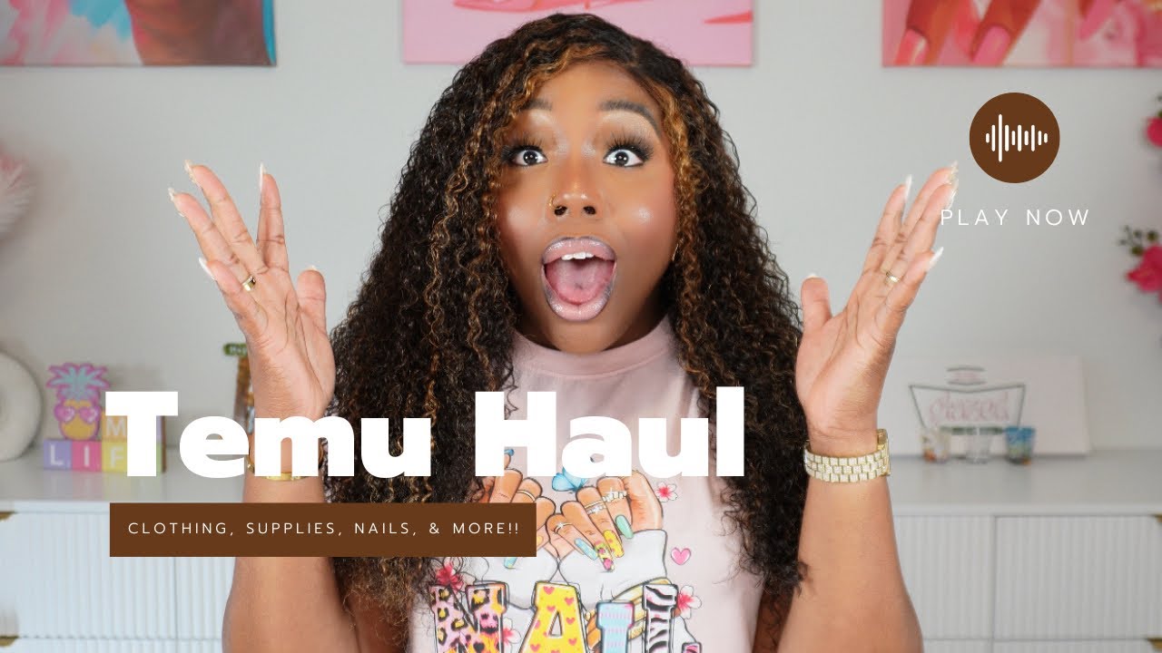 Huge TEMU Nail Haul 🛍️ | Must-Haves for DIY Nail Lovers!