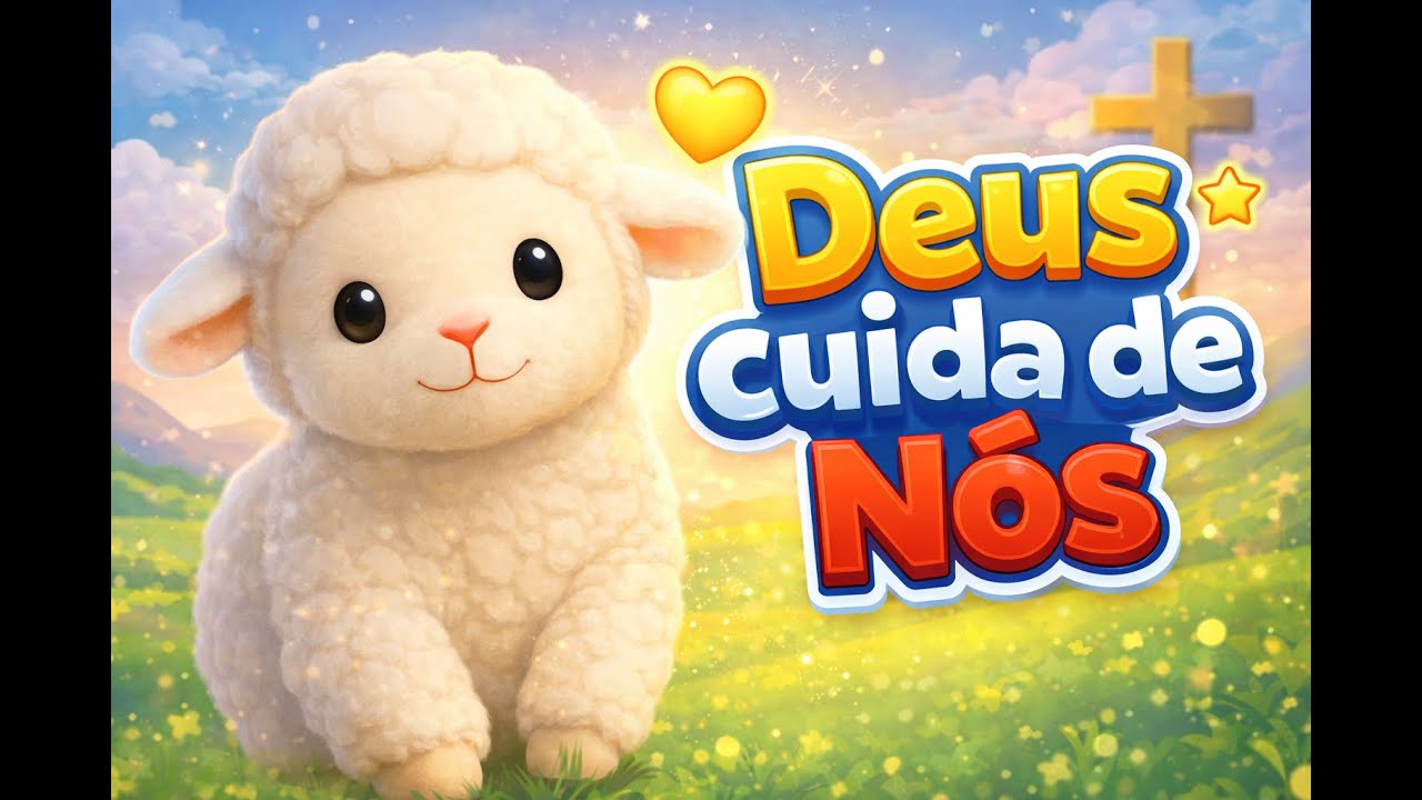 DEUS CUIDA DE MIM 🐑 Música infantil Cristã