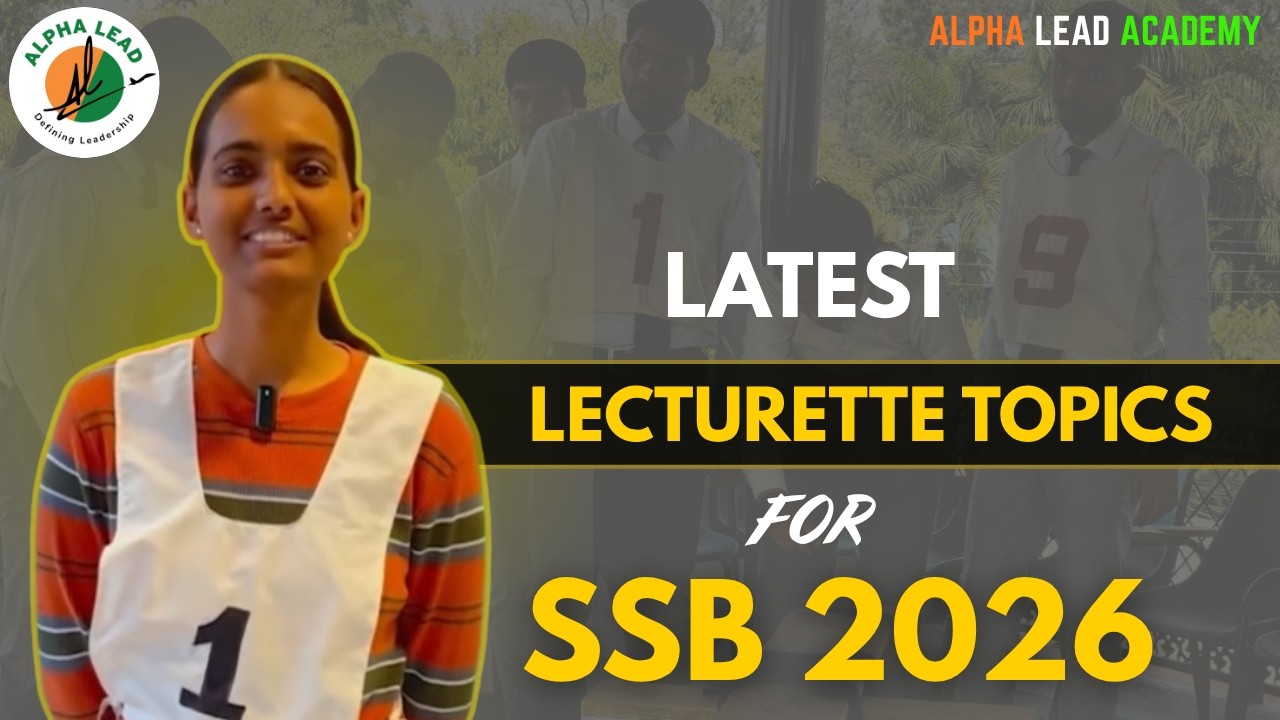Top SSB Lecturette Topics 2026 | Army, Navy & Air Force Selection Boards