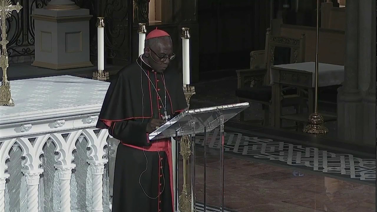 Cardinal Sarah - lecture in Toronto