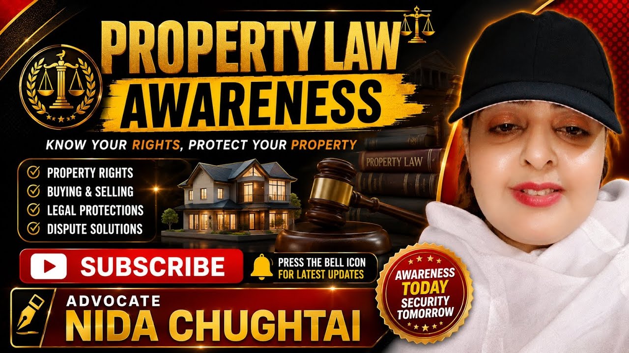 Property Law Awareness in Pakistan | Advocate Nida Chughtai