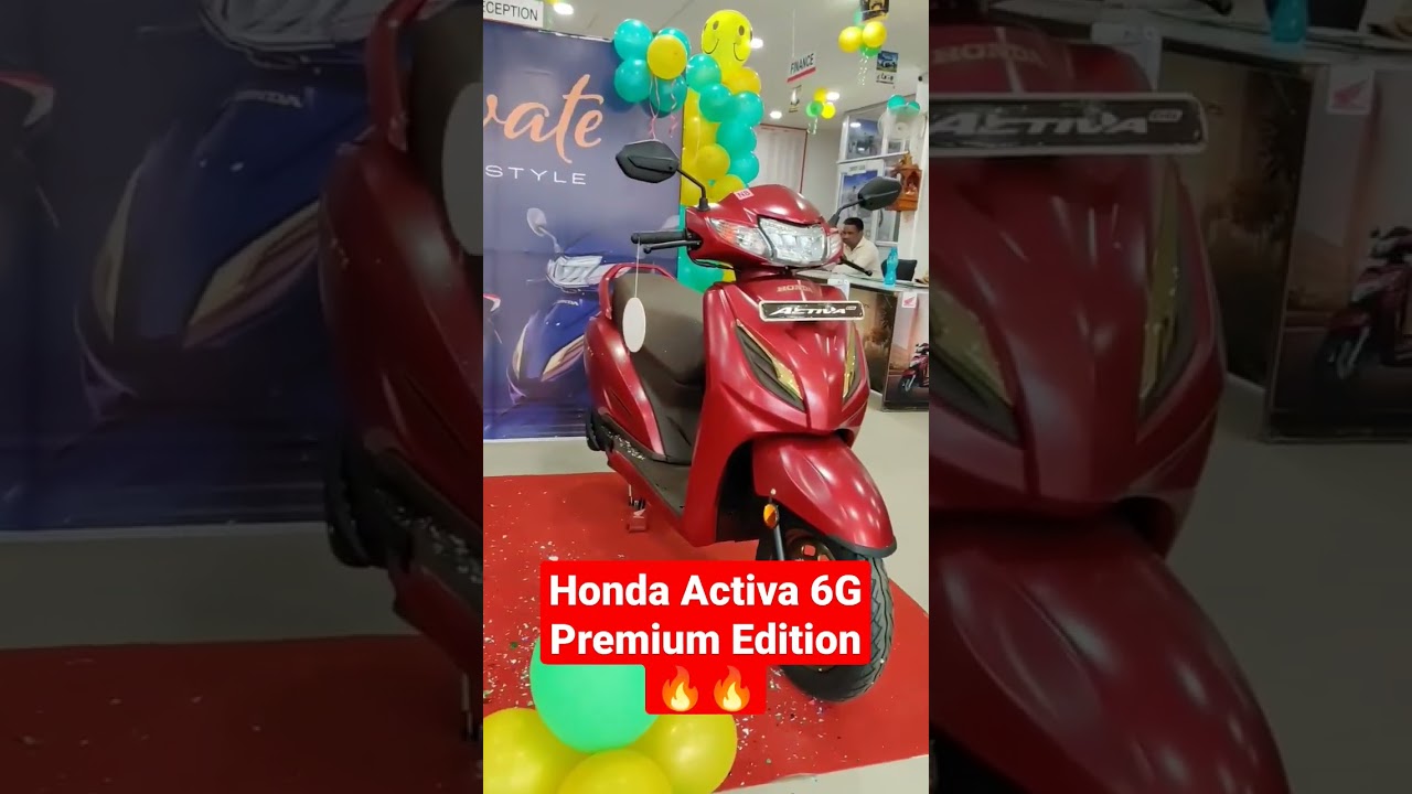 2022 Latest Honda Activa 6G Premium Edition Launch 💥 #shorts #shortsvideo #short #subscribe #youtube