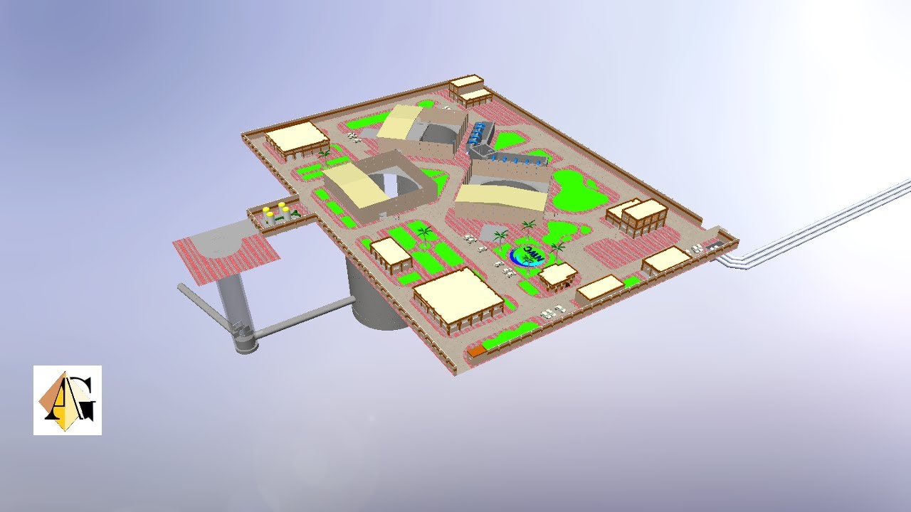 SOLIDWORKS Project: Jeddah, KSA: (NJPS) World’s Deepest Pump Station