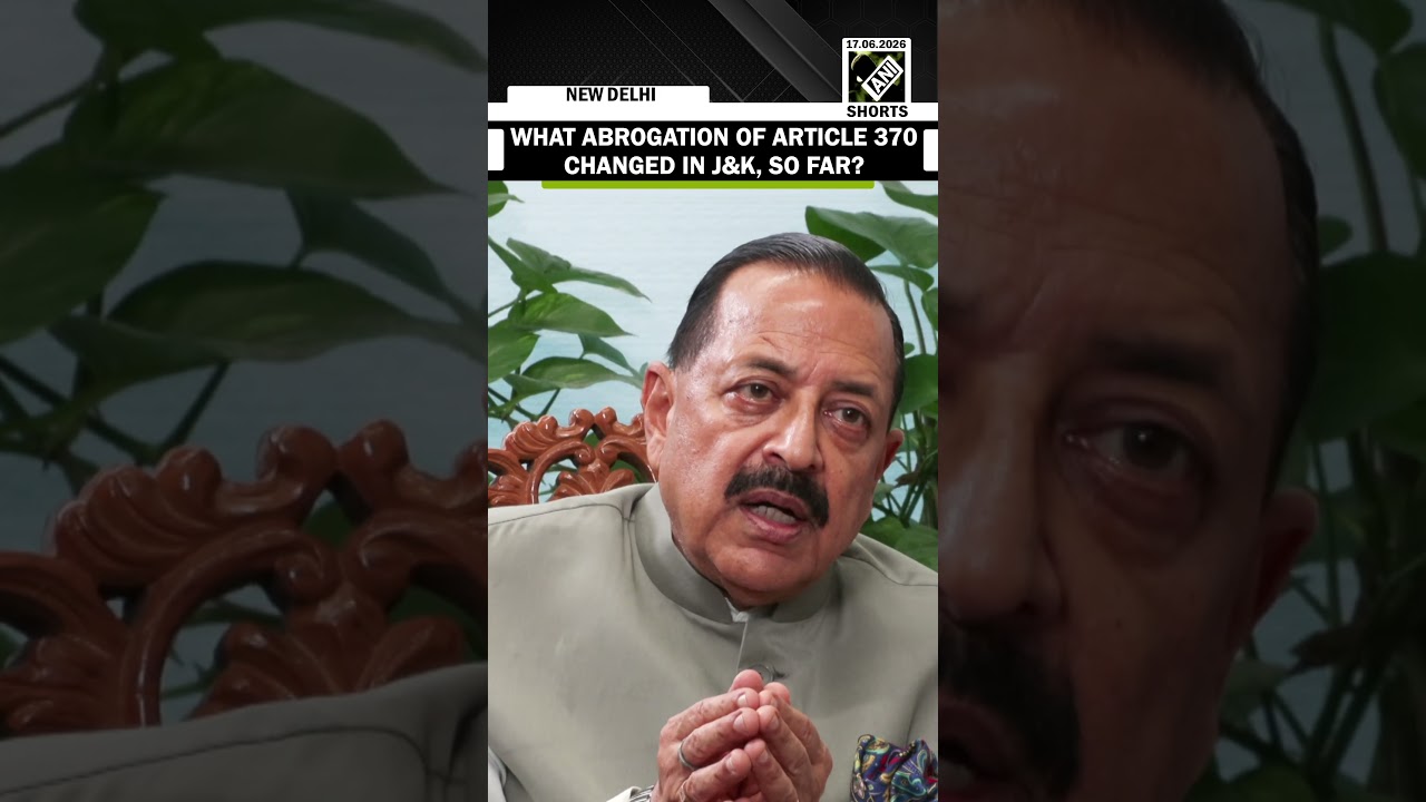 Union MoS Jitendra Singh mentions changes in J&K so far after abrogation of Article 370