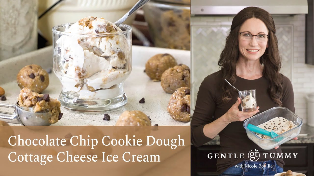 BEST Viral Cottage Cheese Ice Cream | Chocolate Chip Cookie Dough | Naturally Sweetened