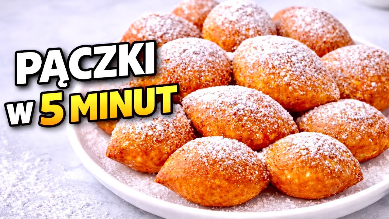 PĄCZKI SEROWE w 5 minut! Bez drożdży i bez czekania 🍩 Szybki deser do kawy!☕