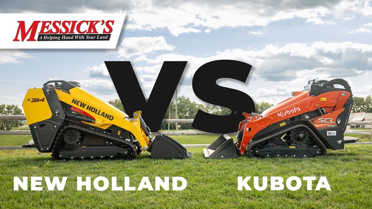Putting our two mini track loaders head-to-head | New Holland C314 & Kubota SCL1000