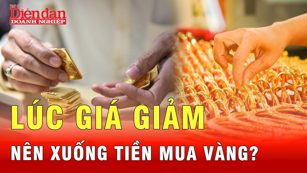 Nên hay không nên xuống tiền mua vàng lúc giá giảm thế này? | Tin tức 24h